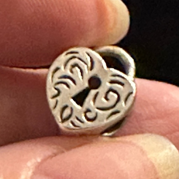 3 Collectible Beads 925 Heart Lock with 2 glass beads - Picture 6 of 6